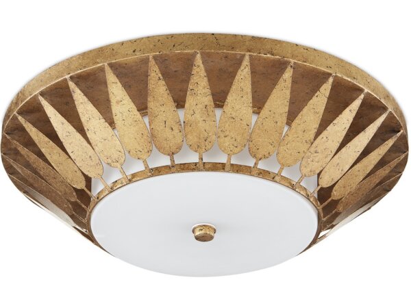 Floris Gold Flush Mount - Image 5