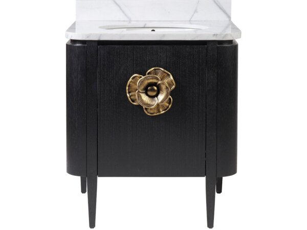 Briallen 30" Black Vanity with Oval Undermount Sink - Image 4