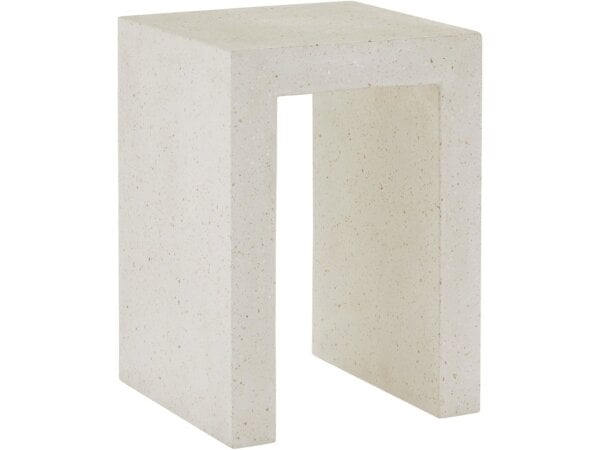 Carson Ivory Terrazzo Accent Table