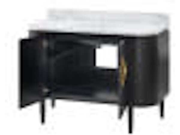 Briallen 48" Black Vanity with Oval Undermount Sink - Image 5