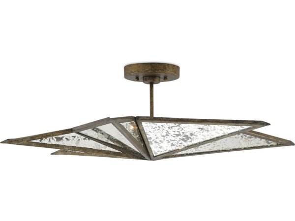 Stargazer Bronze Semi-Flush Mount - Image 3