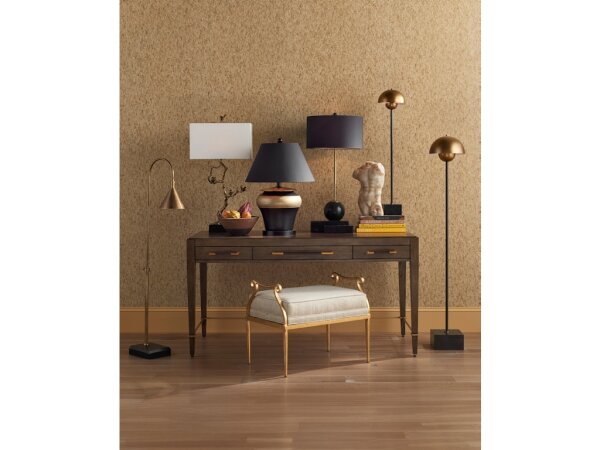La Rue Brass Floor Lamp - Image 4