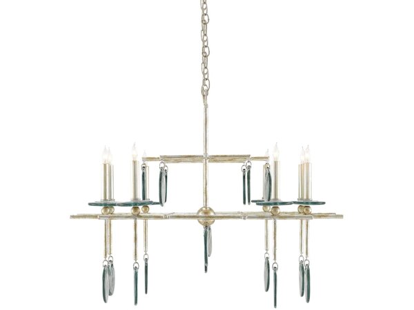 Sethos Silver Rectangular Chandelier - Image 4