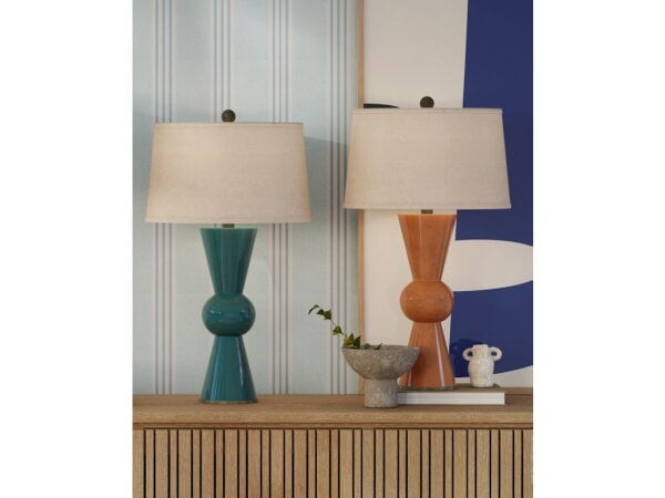 Upbeat Teal Table Lamp - Image 4