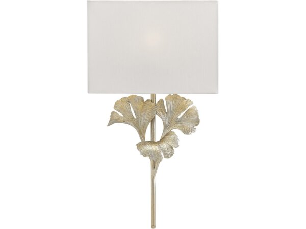Gingko Silver Wall Sconce - Image 4