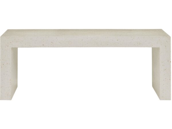 Carson Ivory Terrazzo Bench - Image 4