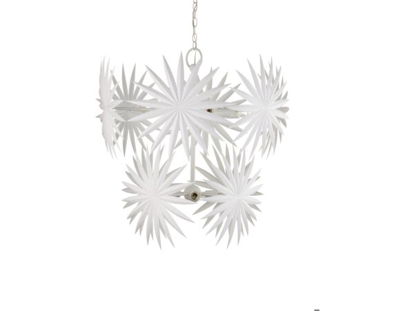 Bismarkia Medium White Chandelier - Image 4