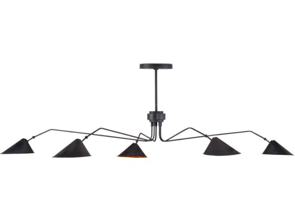Serpa Black Chandelier - Image 4