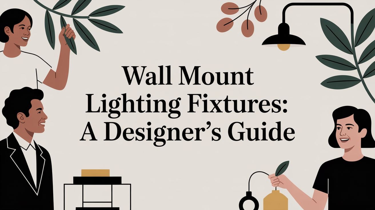 wall mount lighting fixtures design guide