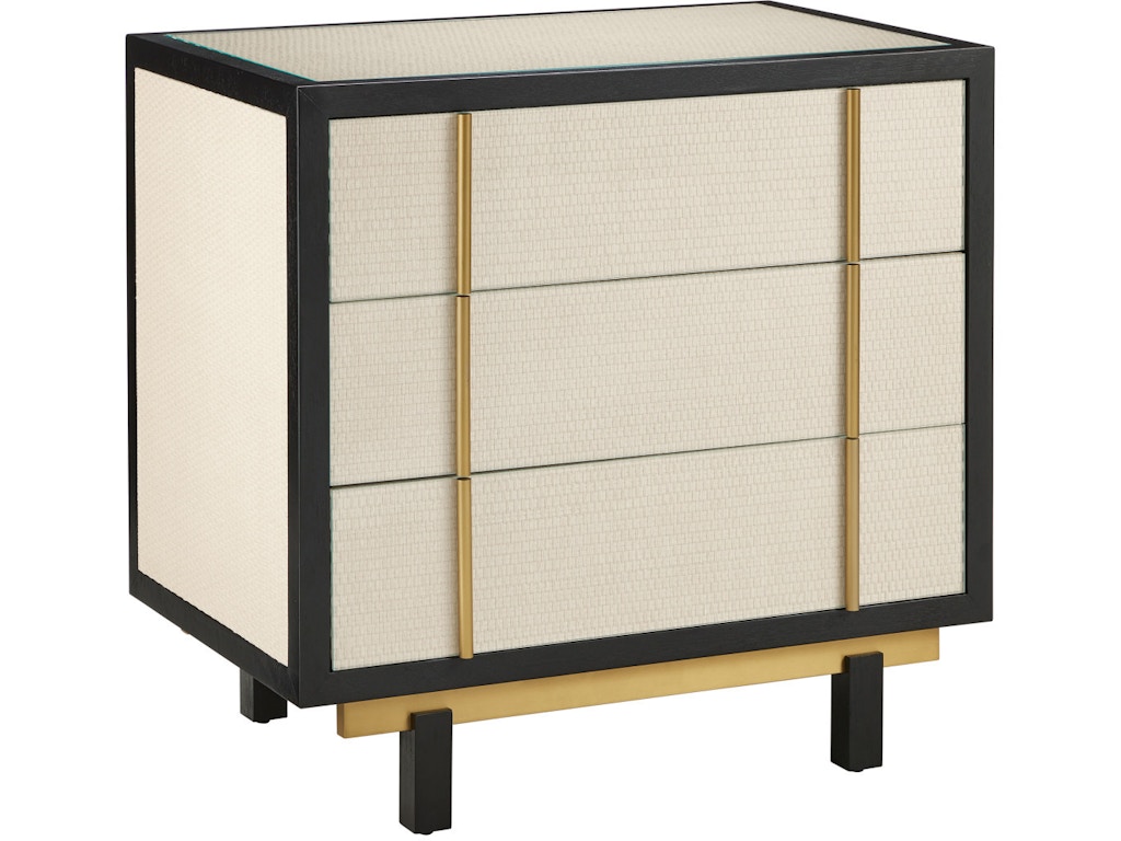 Deanna Raffia Nightstand