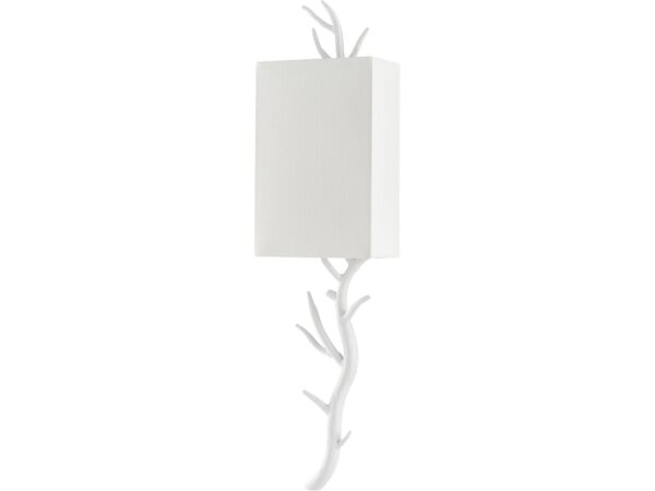 Baneberry White Wall Sconce, Left - Image 5