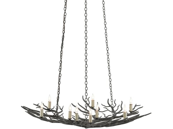 Rainforest Small Bronze Chandelier - Image 3