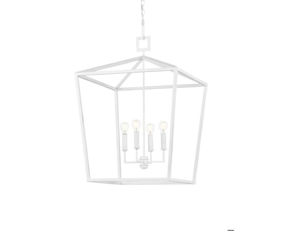 Denison Grande White Lantern - Image 4