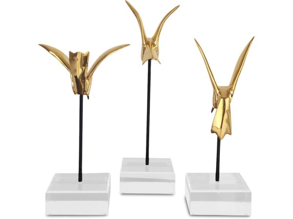 Gold Hummingbirds Set of 3 - Image 4