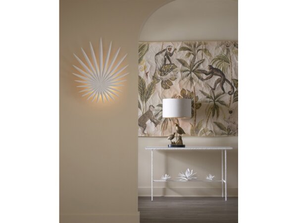 Bismarkia White Wall Sconce - Image 5