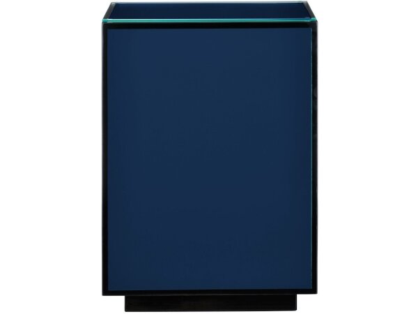 Navy Lacquer Side Table - Image 3
