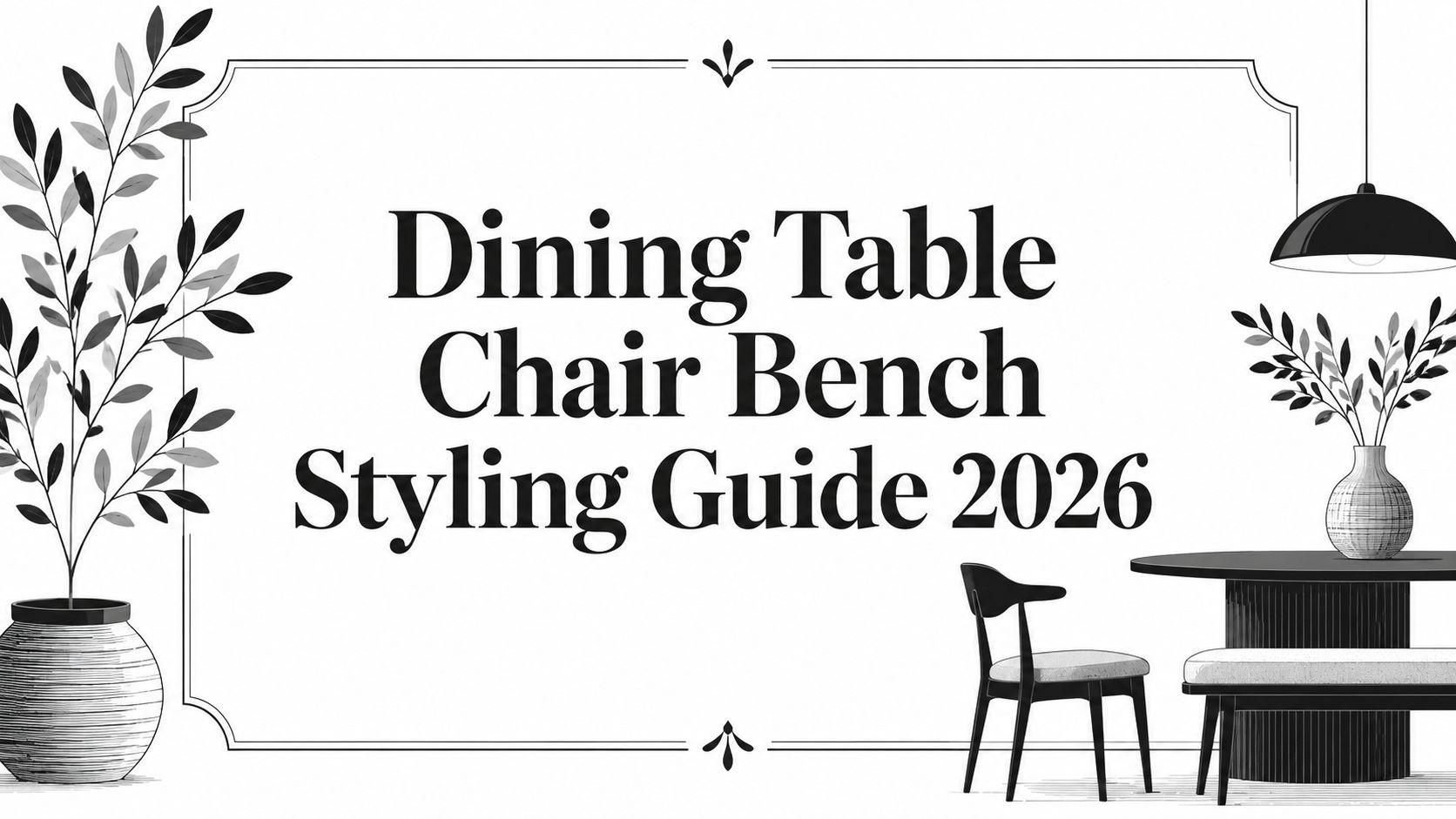 dining table chair bench styling guide
