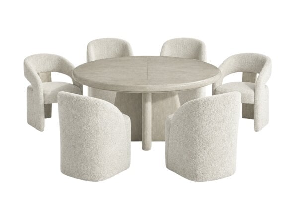 dining table with 2 arm chairs and 4 side chairs