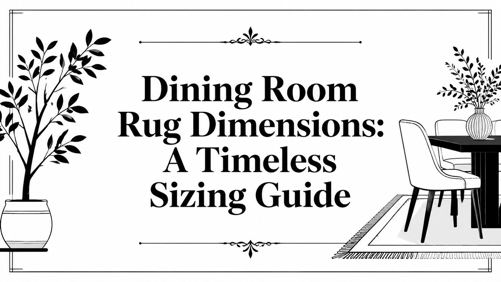 dining room rug dimensions sizing guide