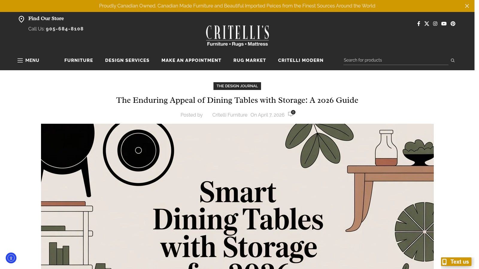 Screenshot from https://www.critellifurniture.com/collections/dining-tables