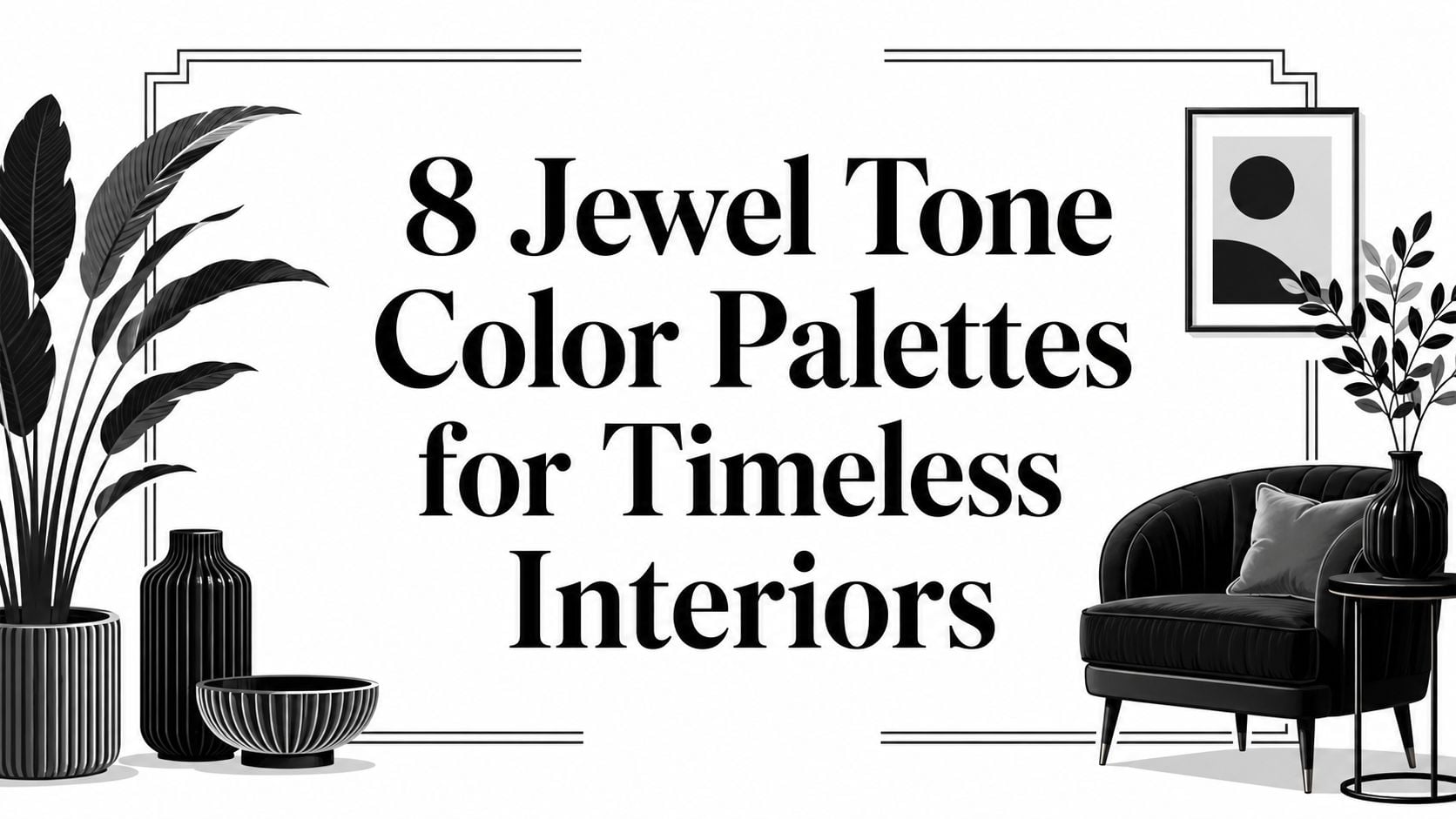 jewel tone color palettes interior design