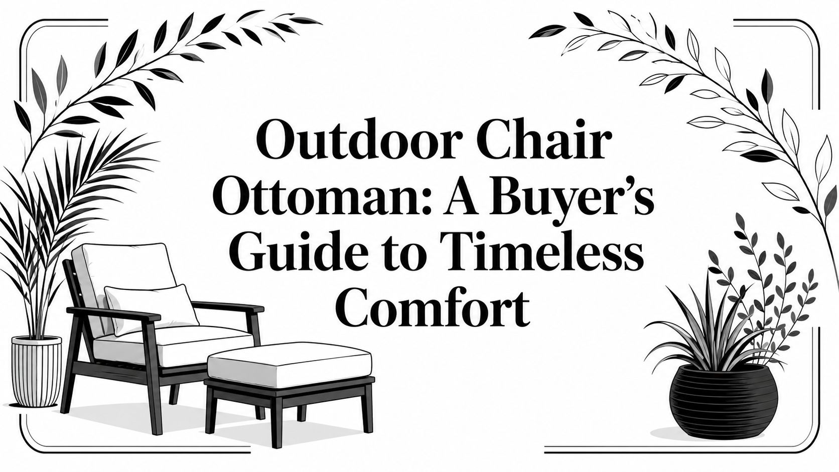 outdoor chair ottoman furniture guide