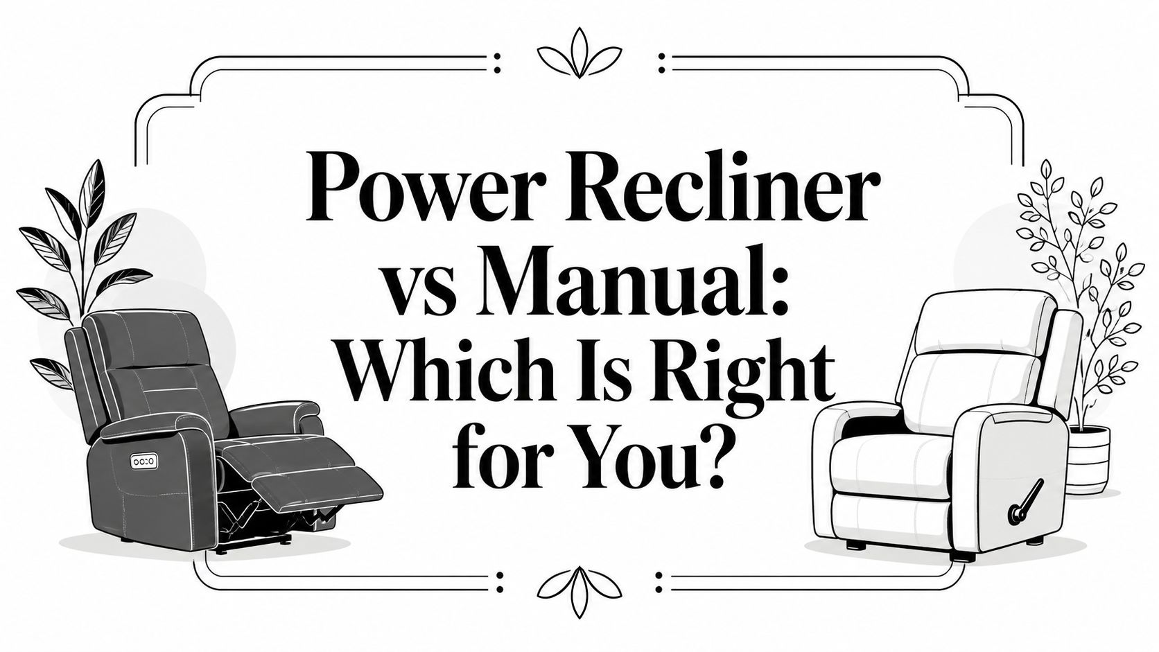 power recliner vs manual chair comparison