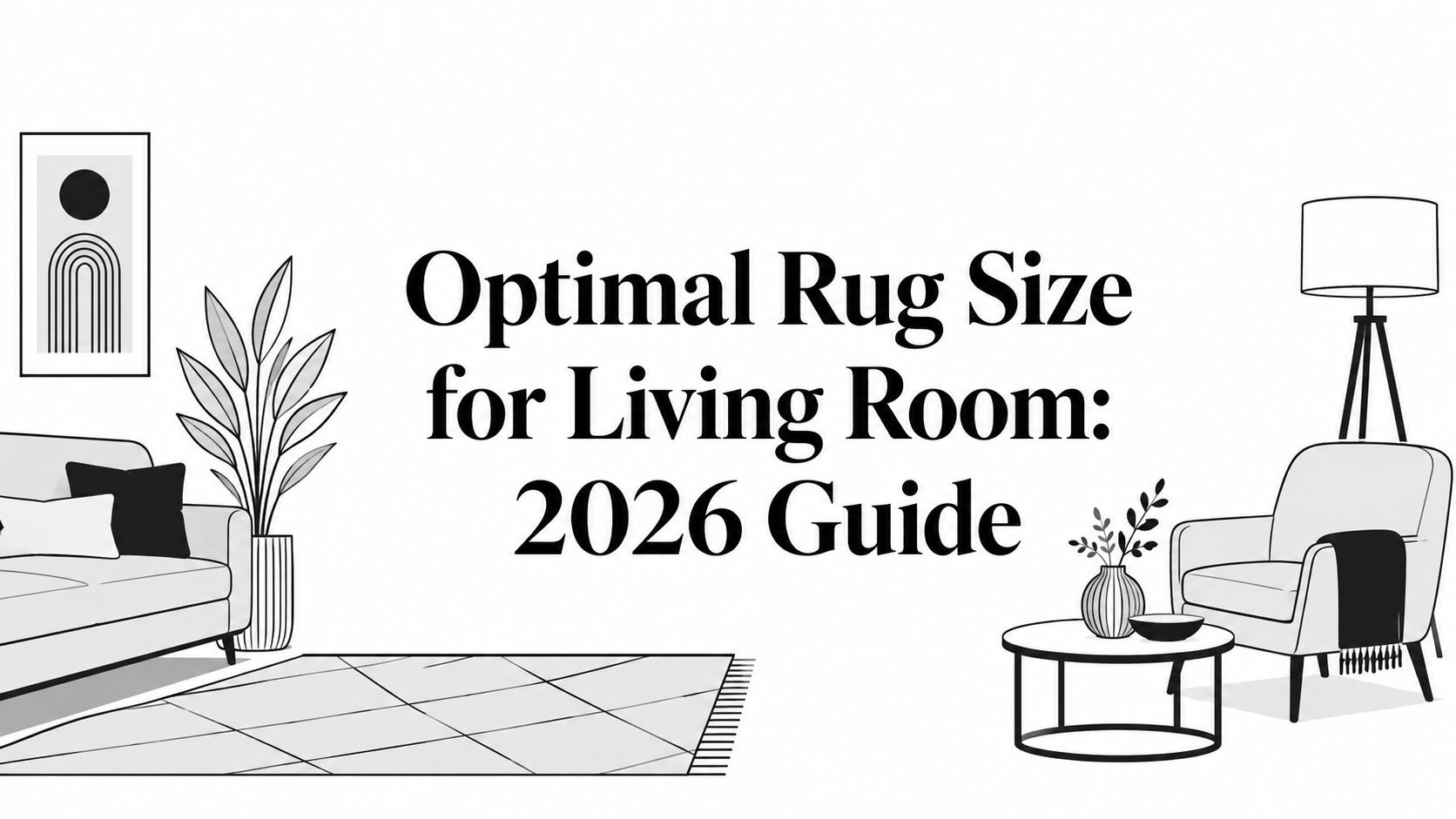 rug size for living room room layout