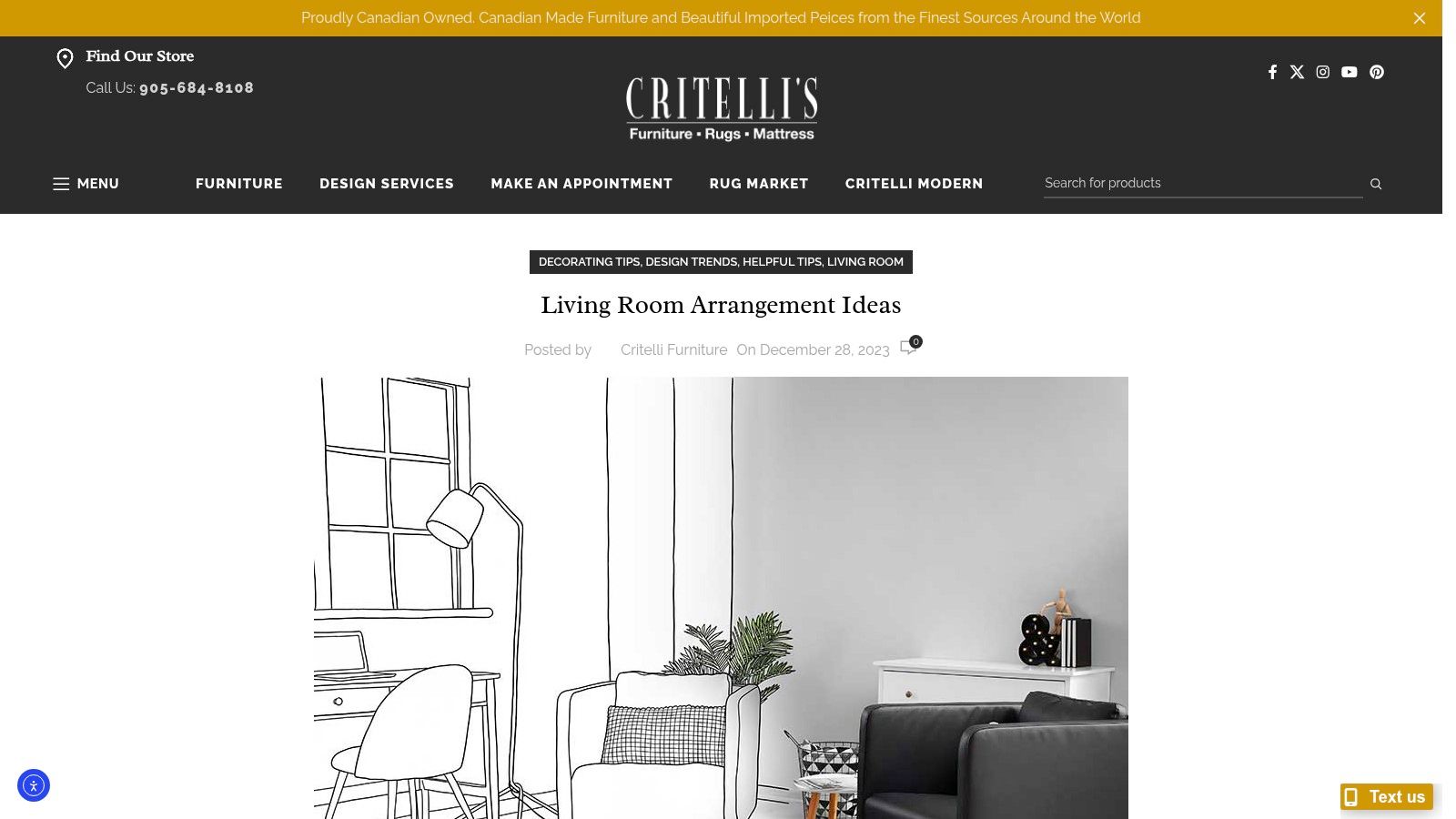 Screenshot from https://www.critellifurniture.com/collections/living