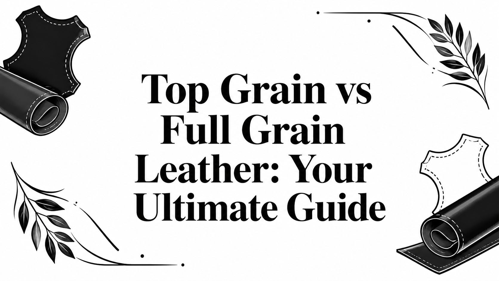 top grain vs full grain leather guide