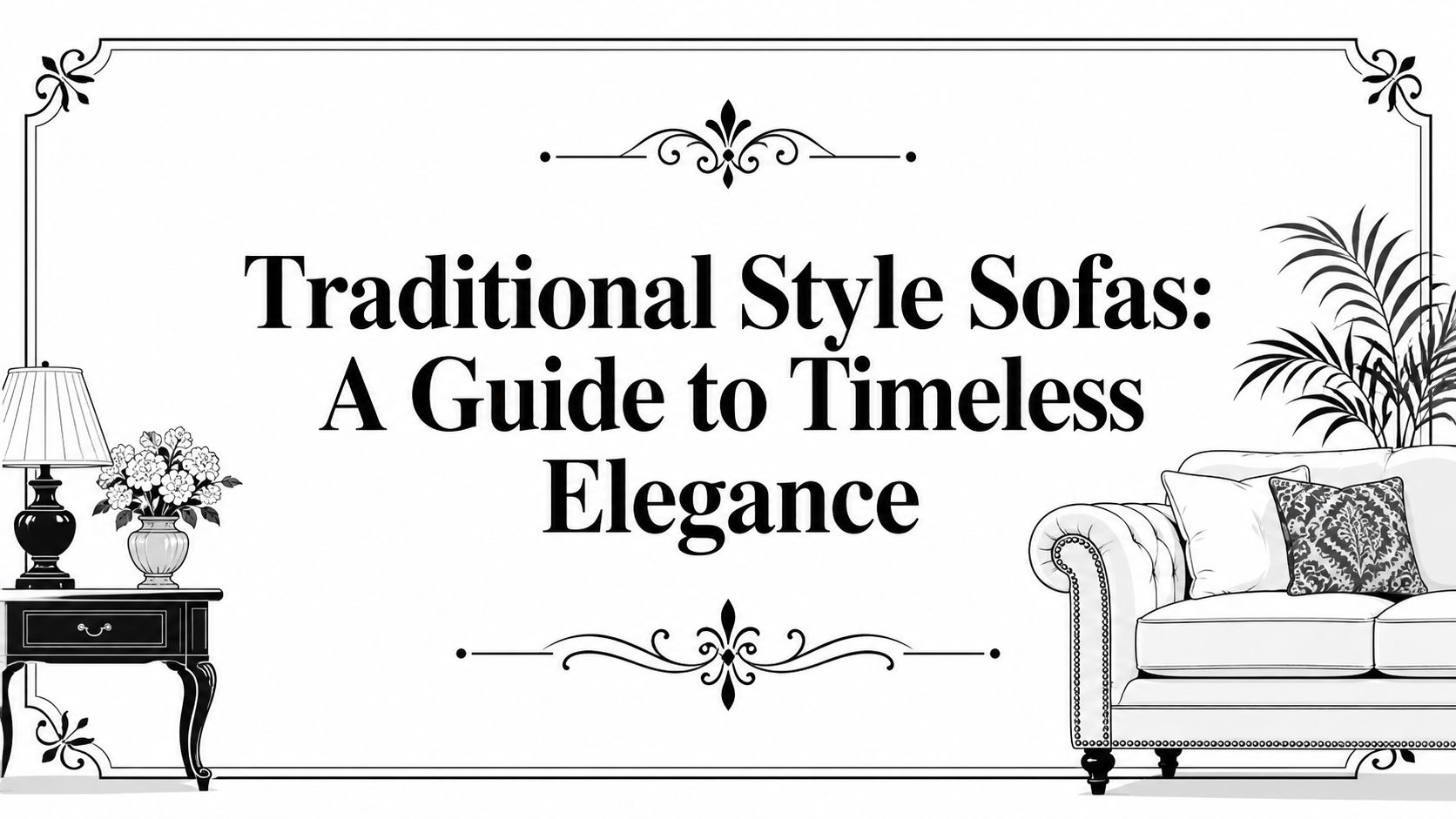 traditional style sofas sofa illustration