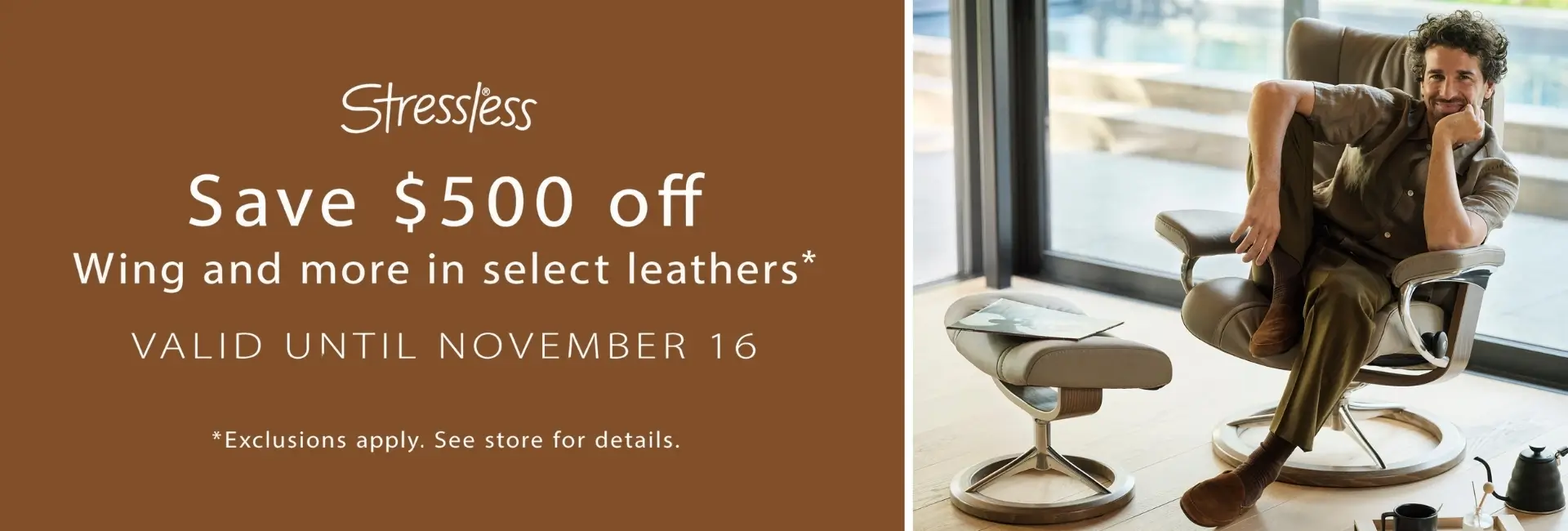 fall sale stressless promotion page